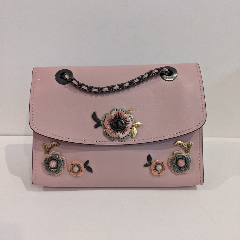 Coach Parker With Allover Tea Rose Stones